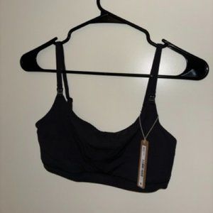 SKIMS Fits Everyone Nursing Bralette Small Onyx